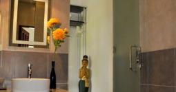 bathroom in private home in nong thale